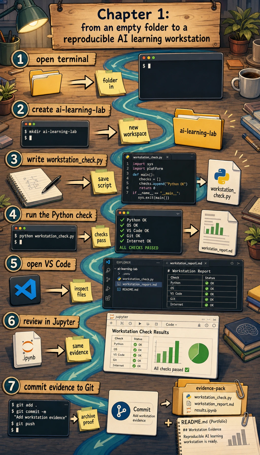 Chapter 1 hands-on workstation route