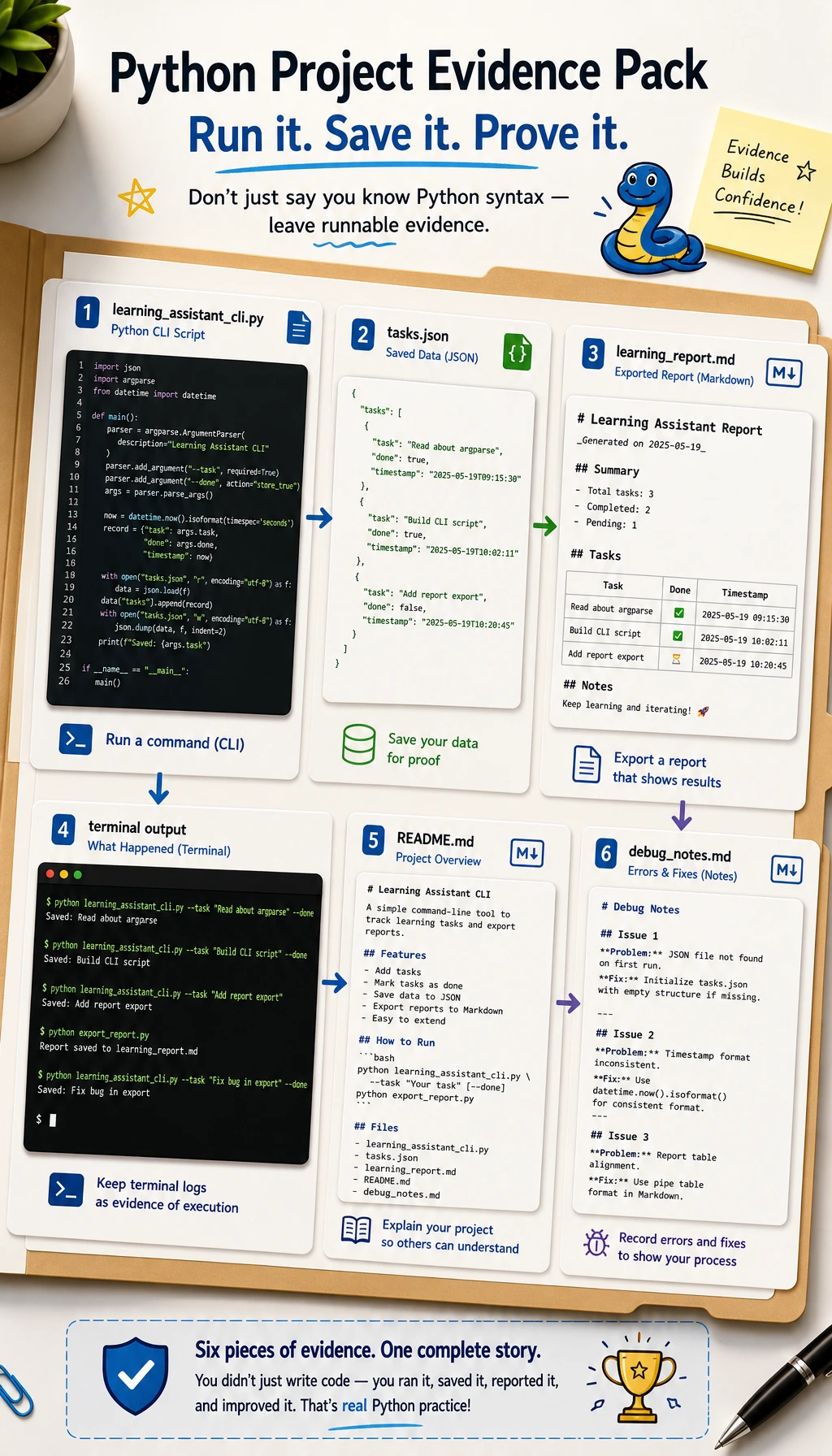 Python project evidence pack