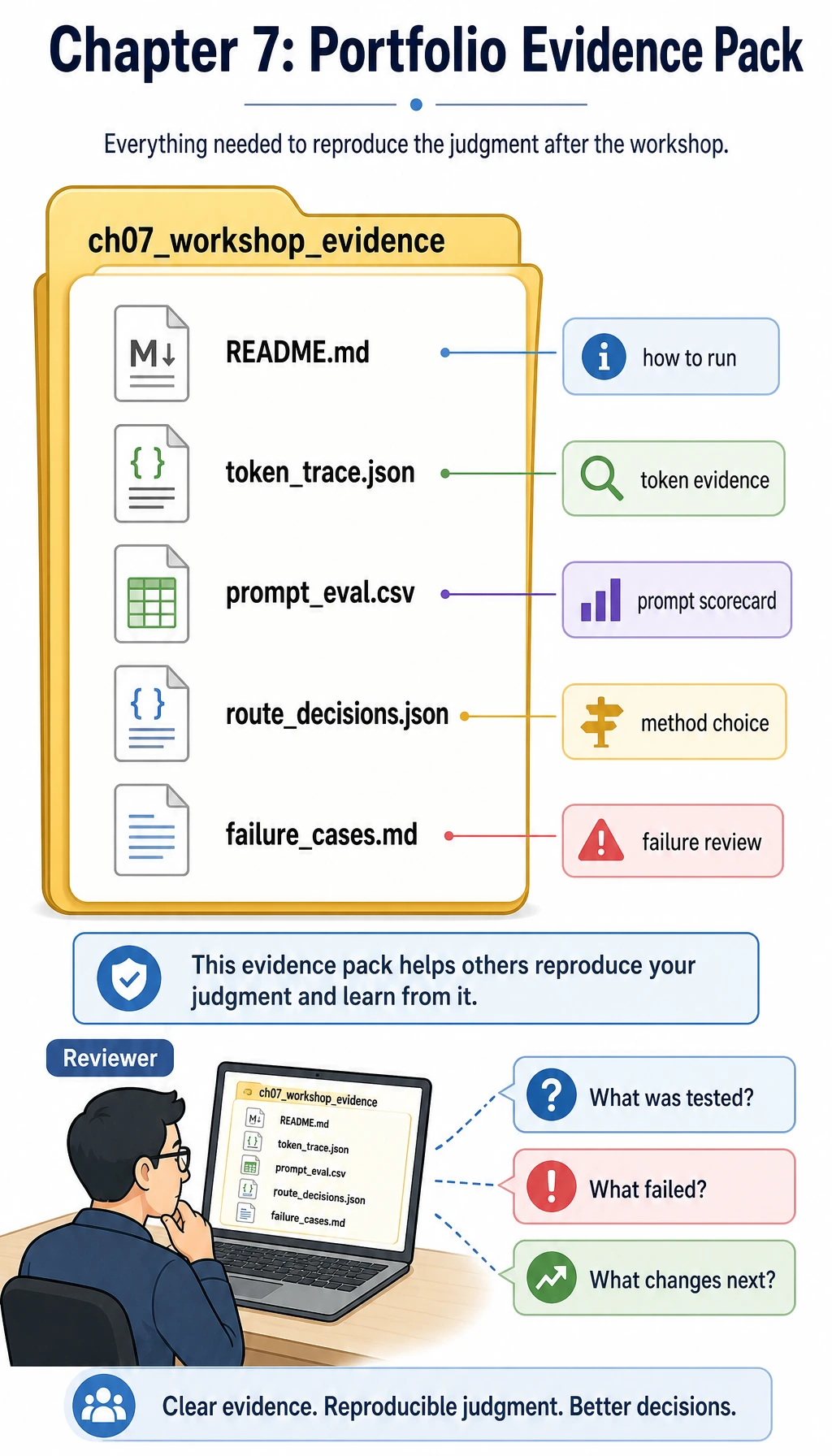 Chapter 7 portfolio evidence pack