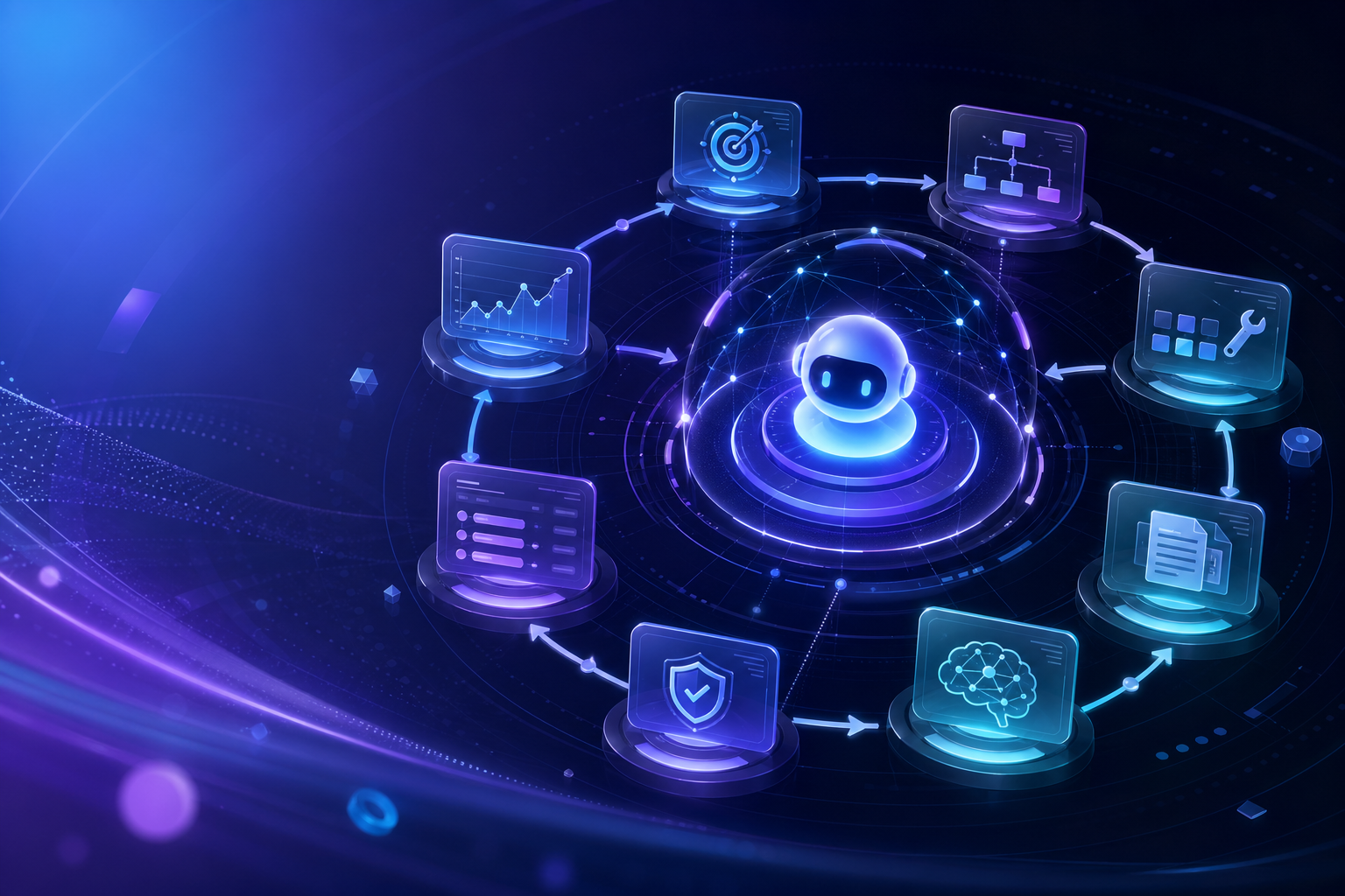 AI Agent 系统主视觉