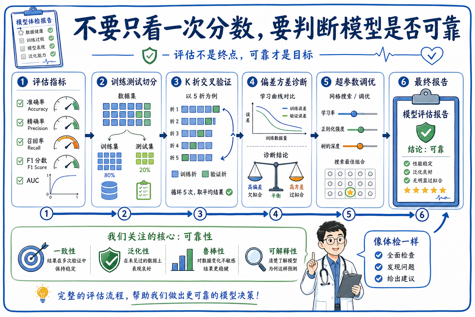 模型评估学习地图