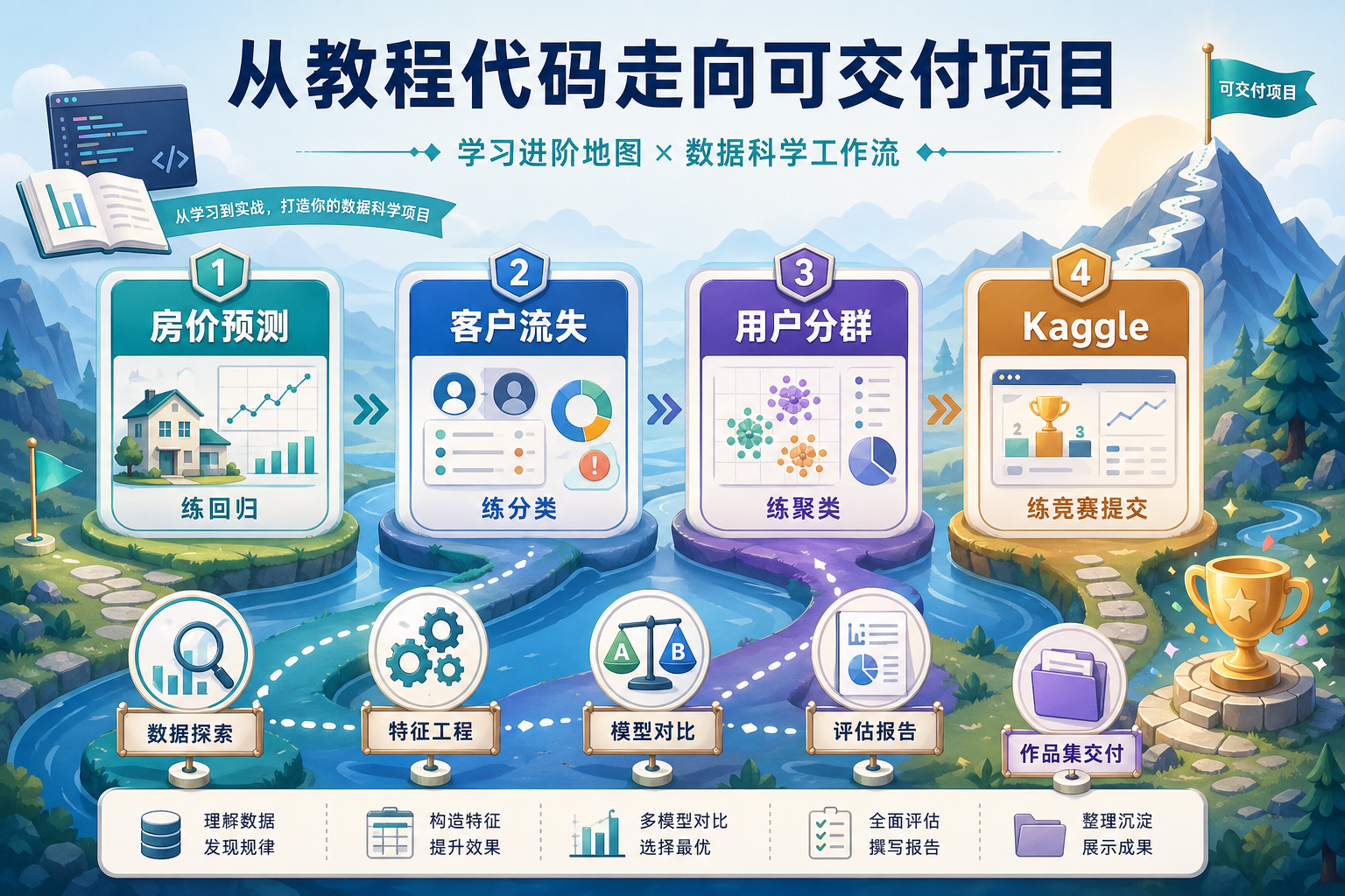 机器学习项目实战路线图