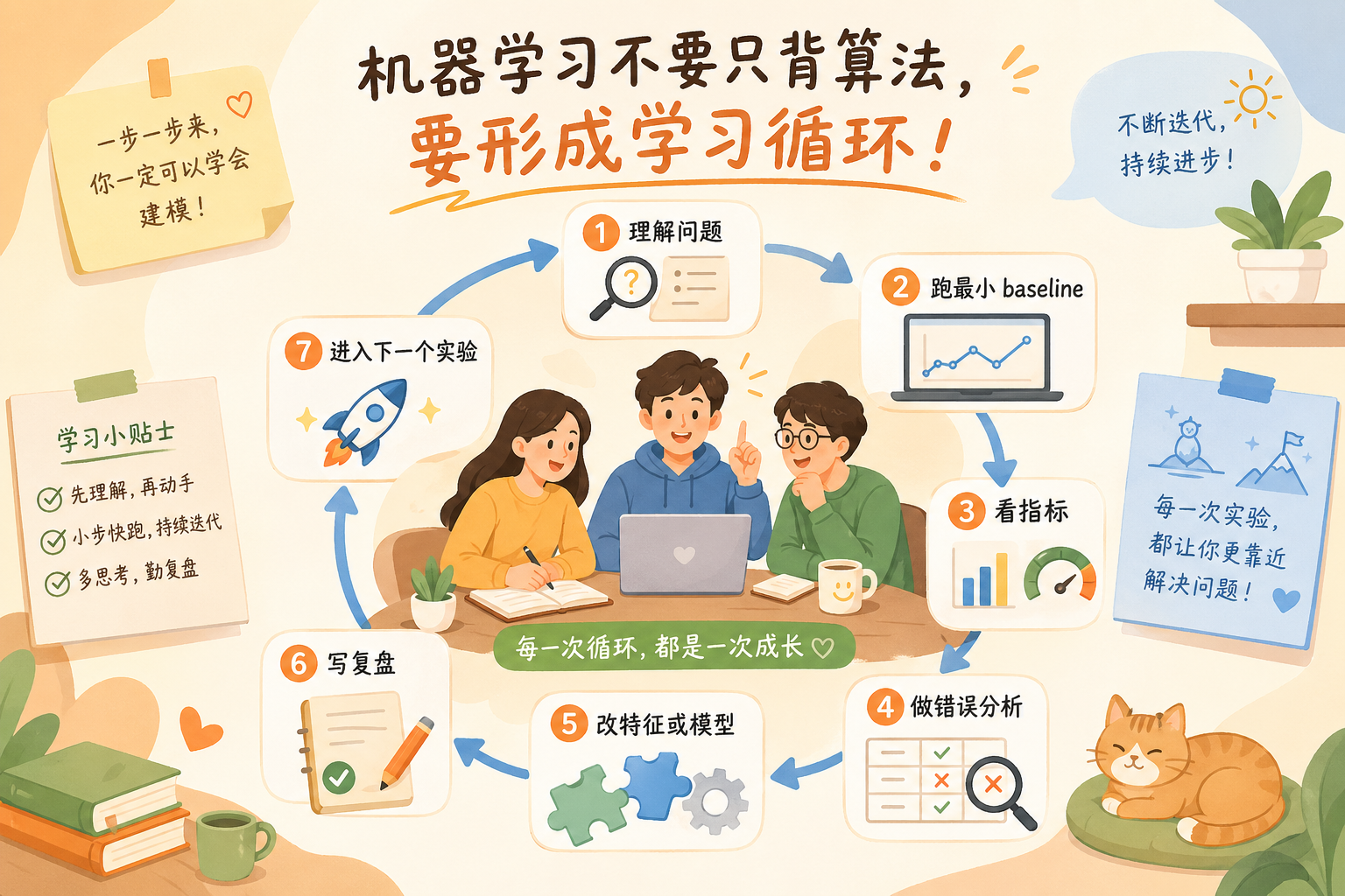 机器学习学习循环图