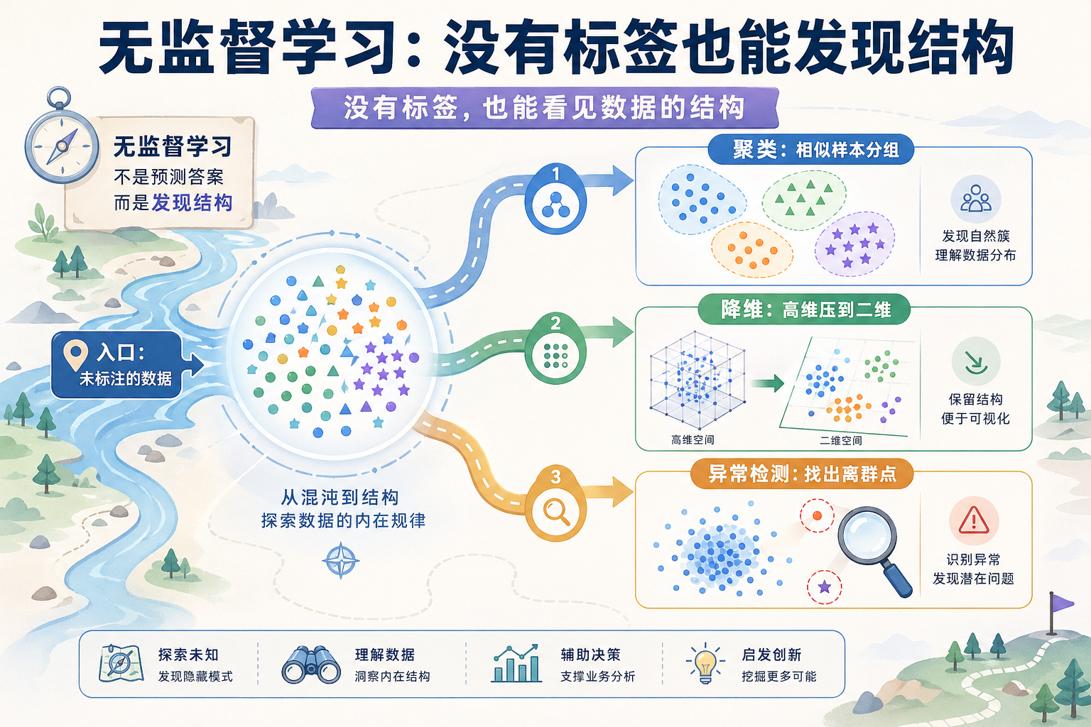 无监督学习路线图