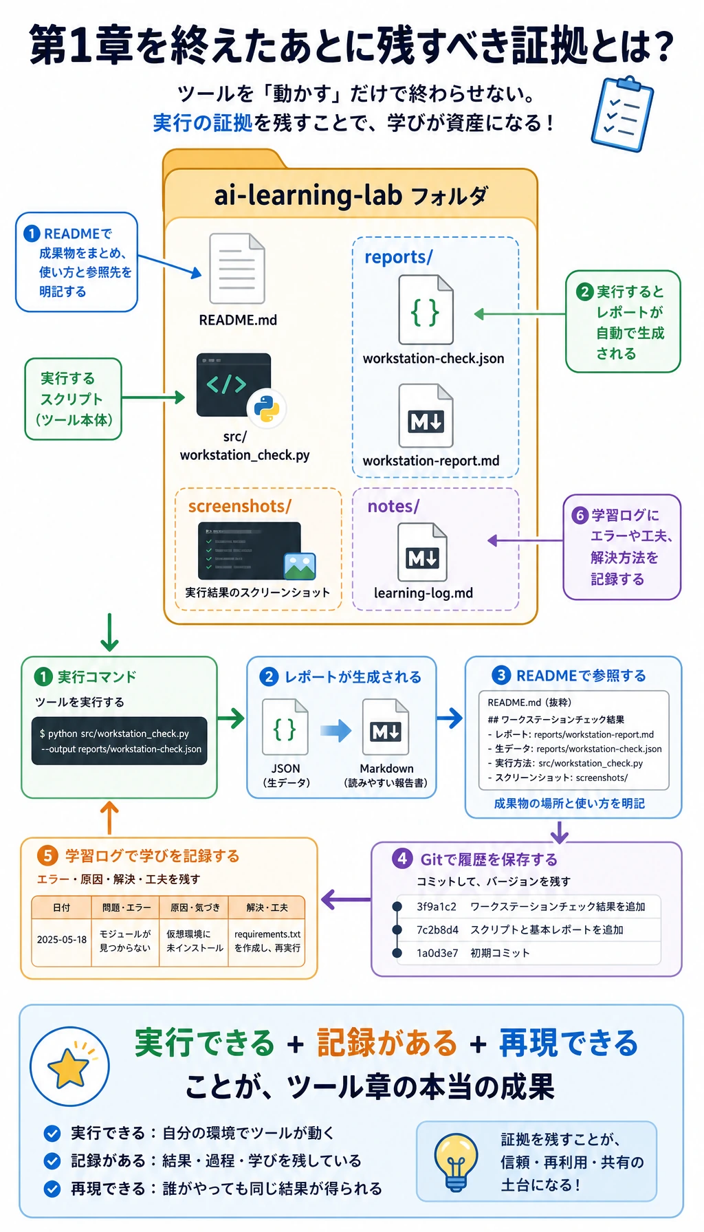 第 1 章作品集証拠パック