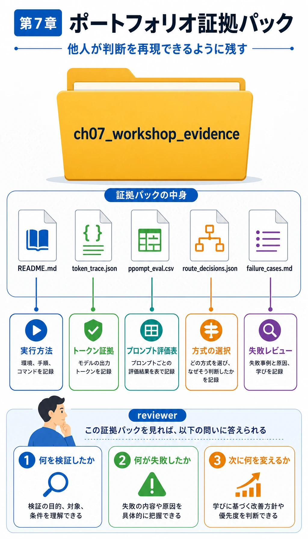 ポートフォリオ証拠パック図