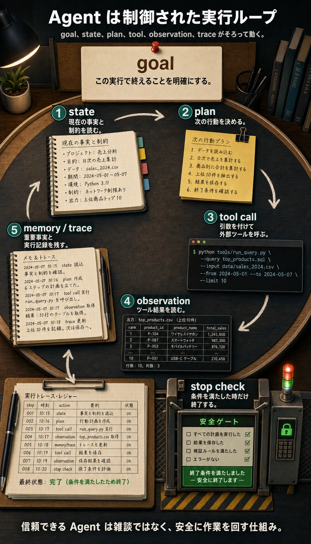 AI Agent システムメインビジュアル