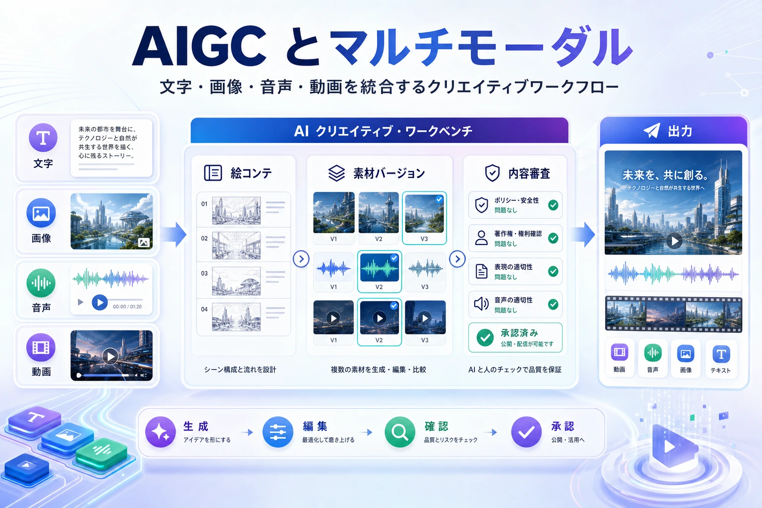 AIGC とマルチモーダルメインビジュアル