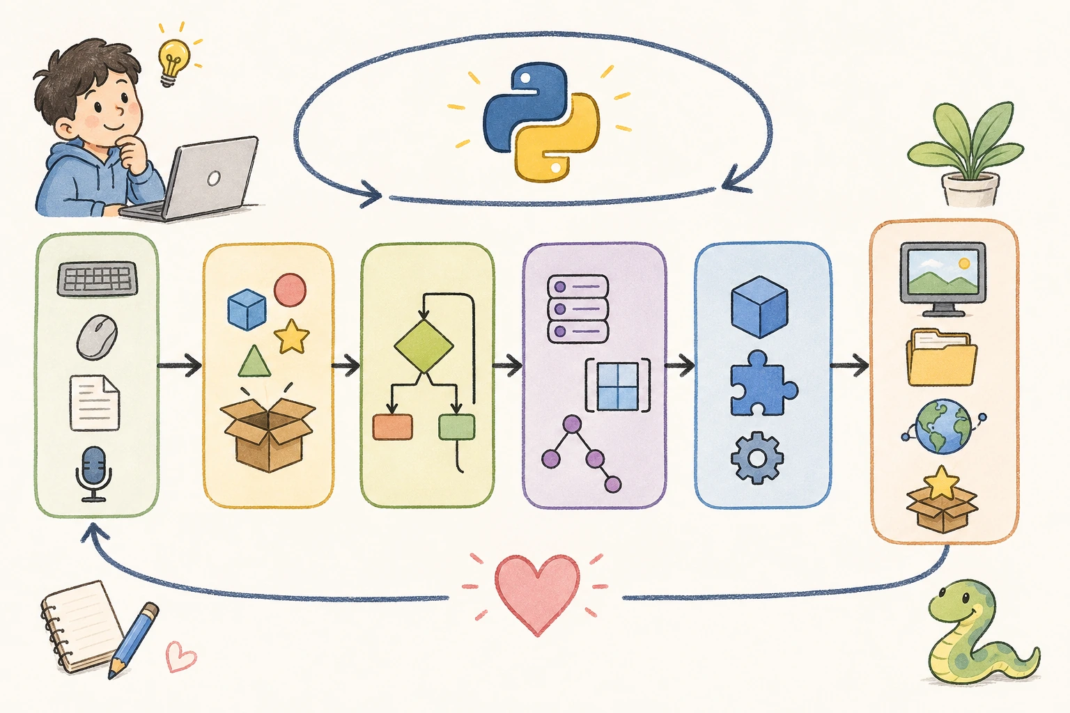 Python 学习指南最小闭环