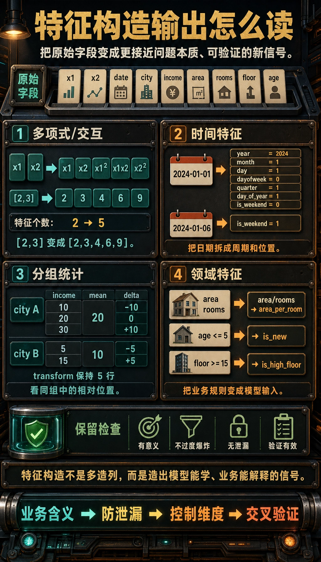 特征构造运行结果图