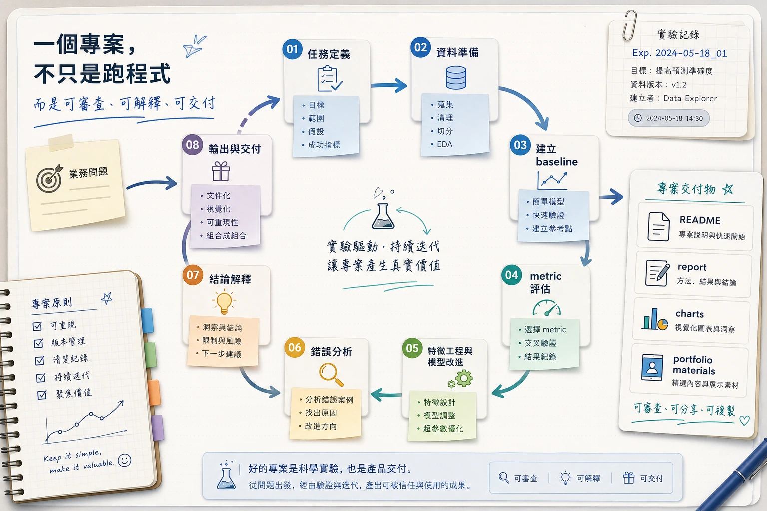 机器学习项目作品集闭环