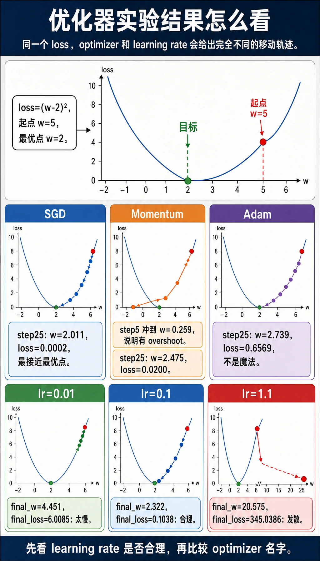 优化器实验结果图