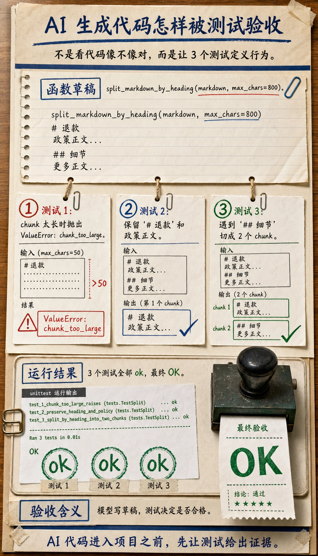 AI 辅助编程测试运行结果图