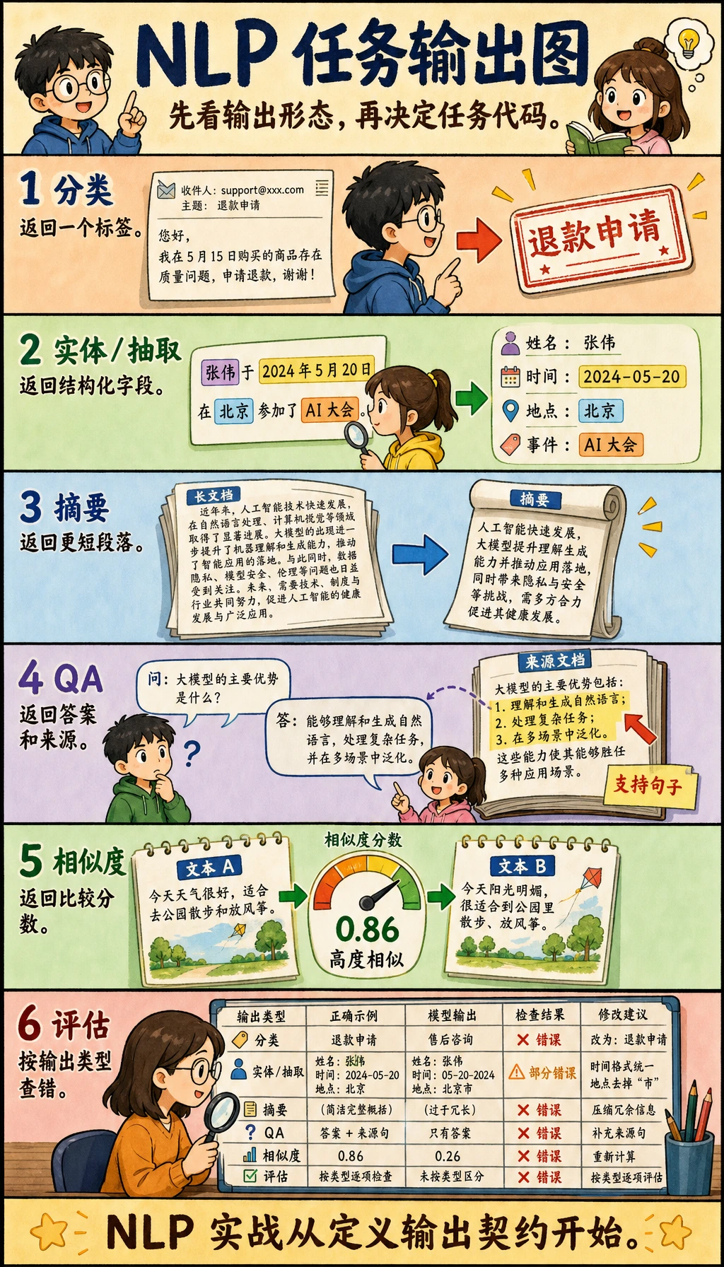 NLP 任务输出图