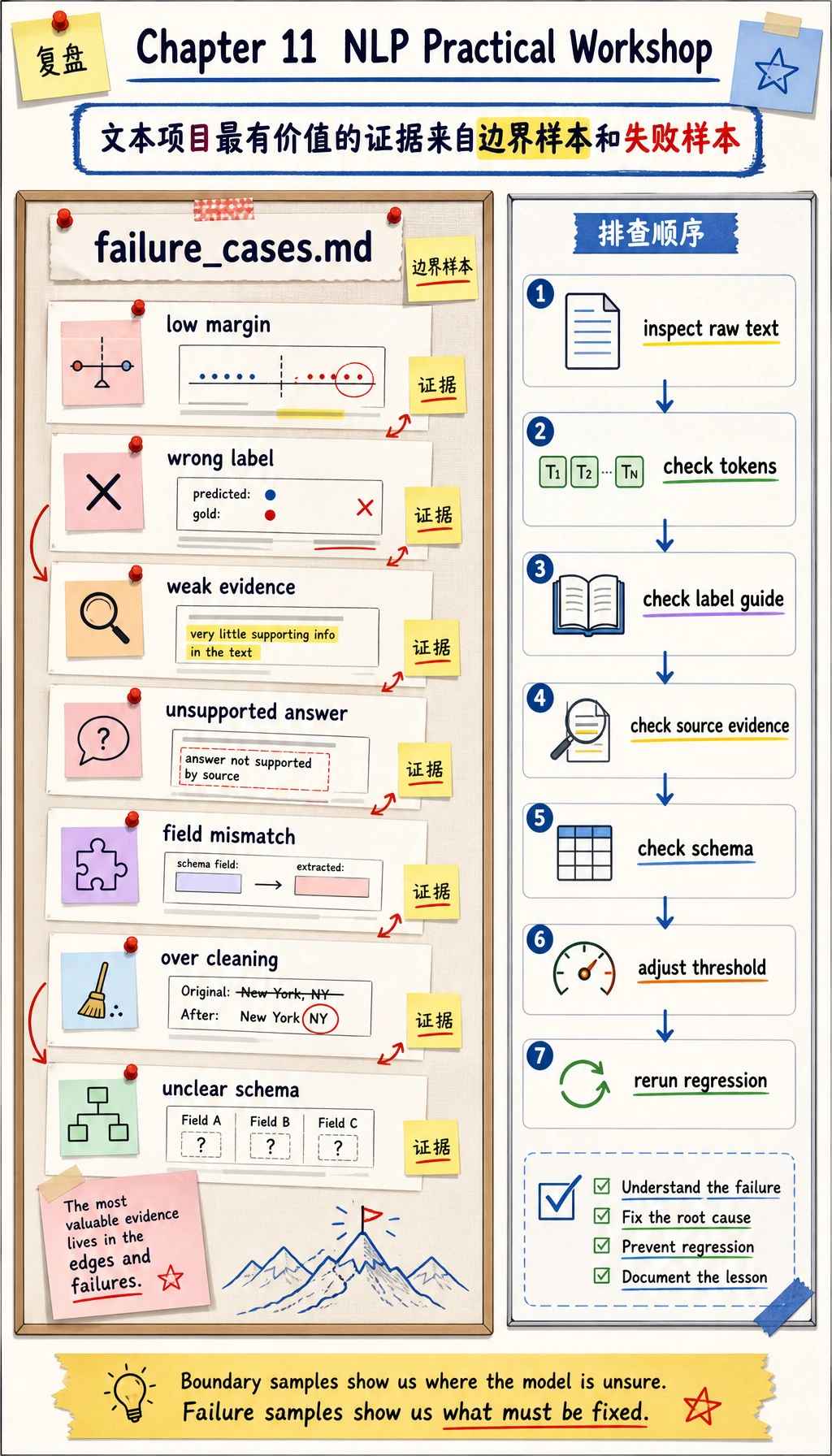 NLP 失败样本排查图