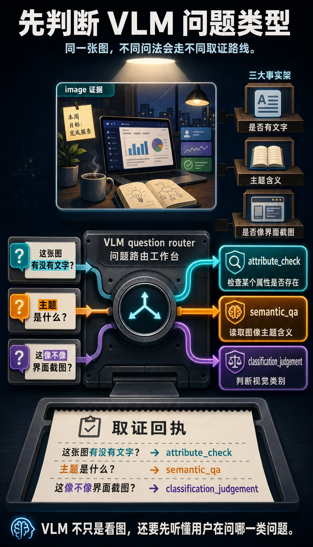 VLM 问题类型路由运行结果图