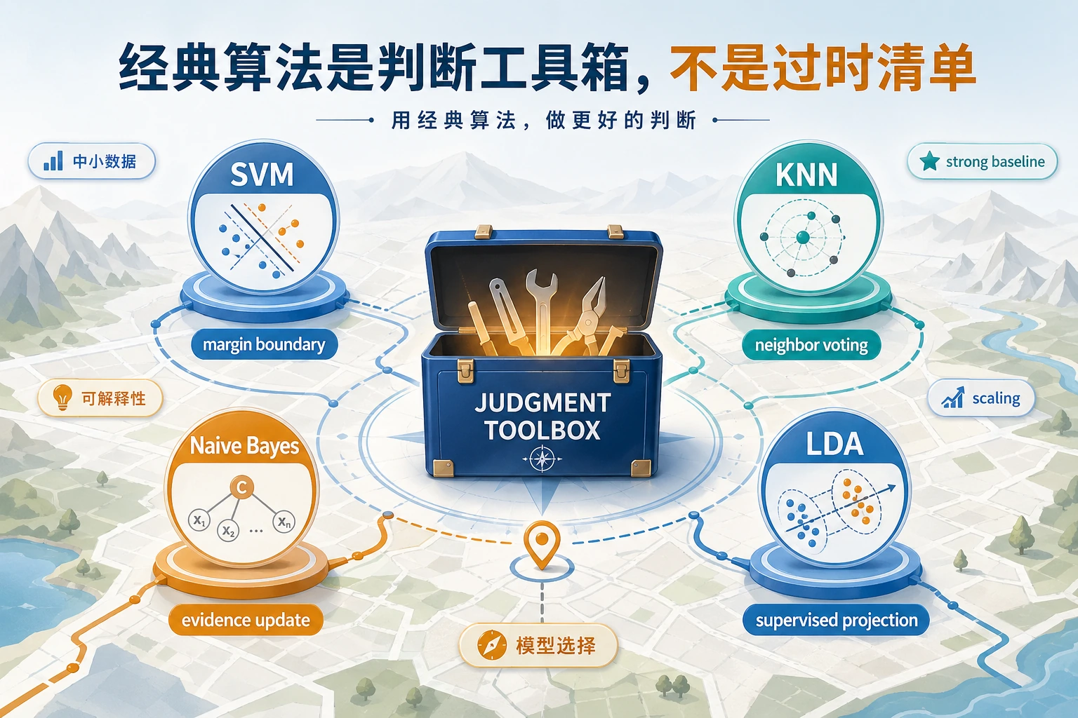 经典机器学习补充模块地图