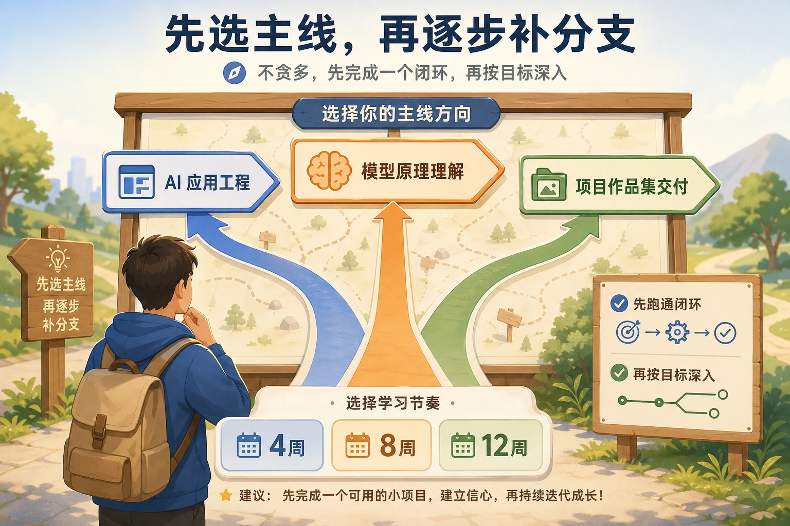 推荐学习路线选择图